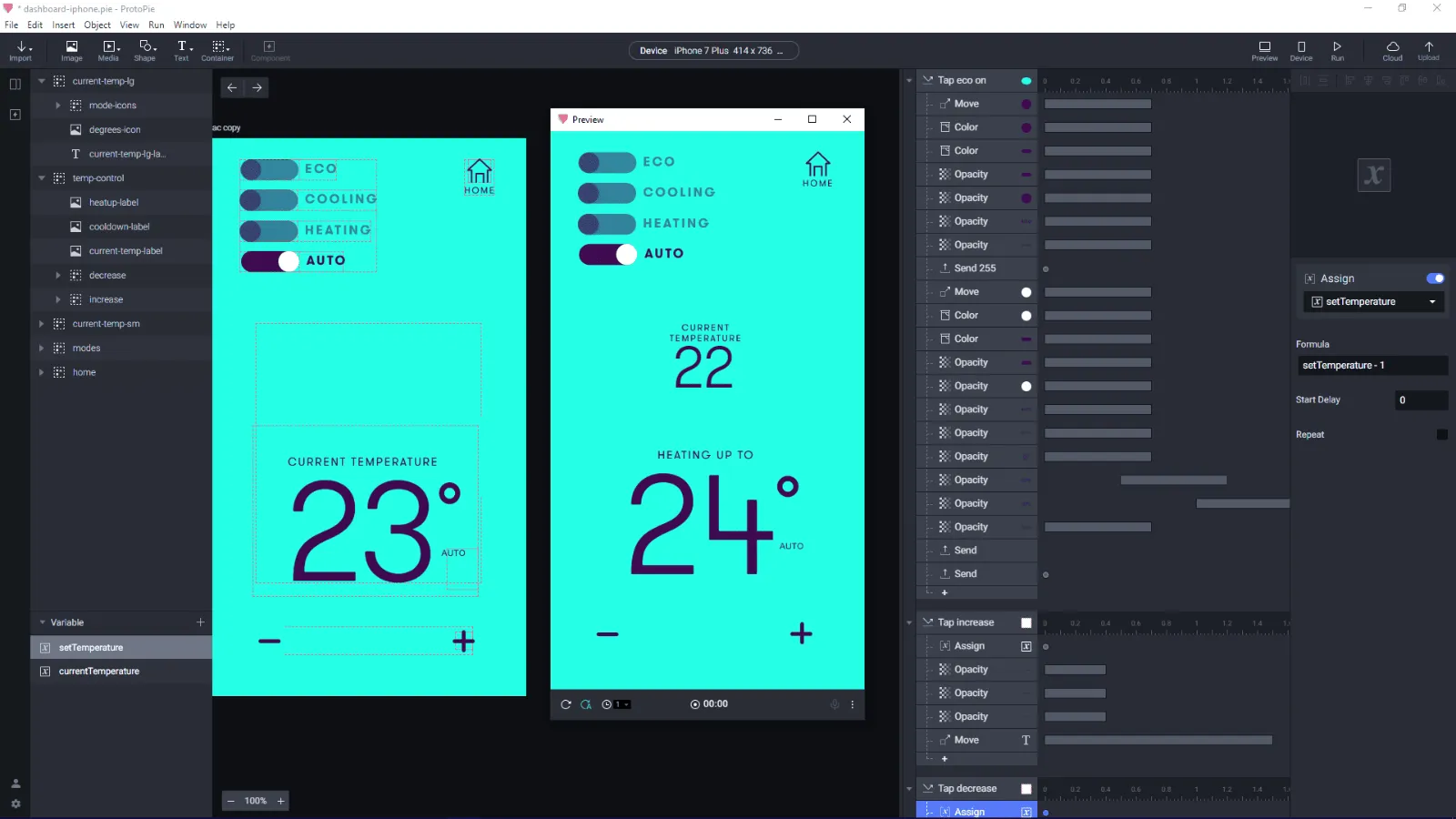 A ac prototype for iPhone